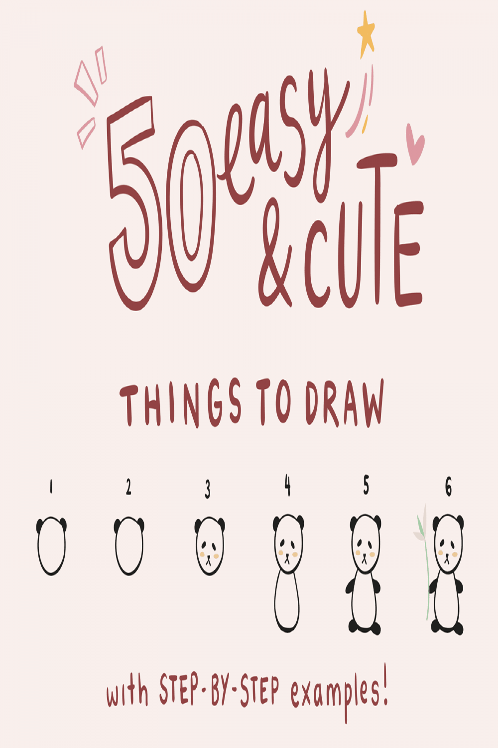 Easy + Cute Things to Draw (With Step by Step Examples