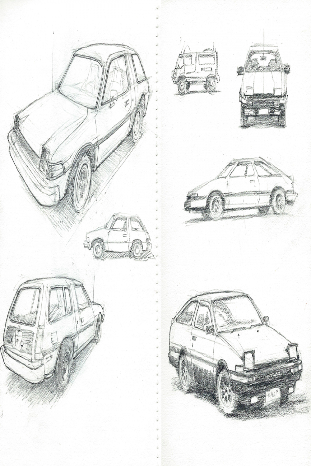 Eighties Car Sketches by Brian Weaver on Dribbble