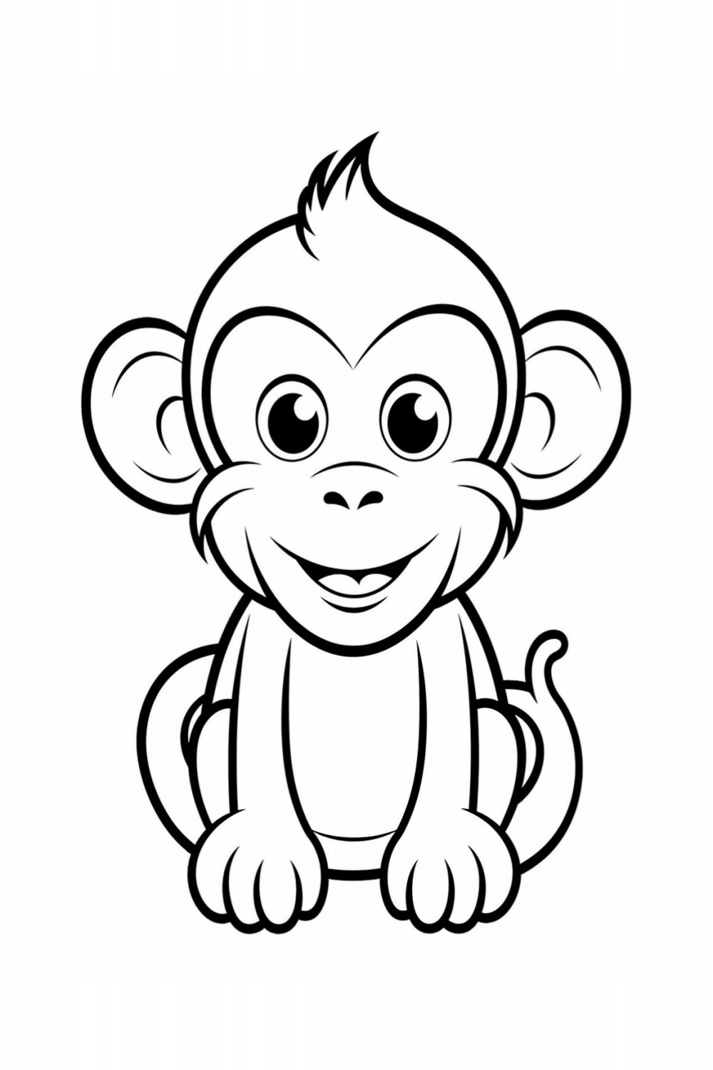 Free Printable Monkey Coloring Pages  Skip To My Lou