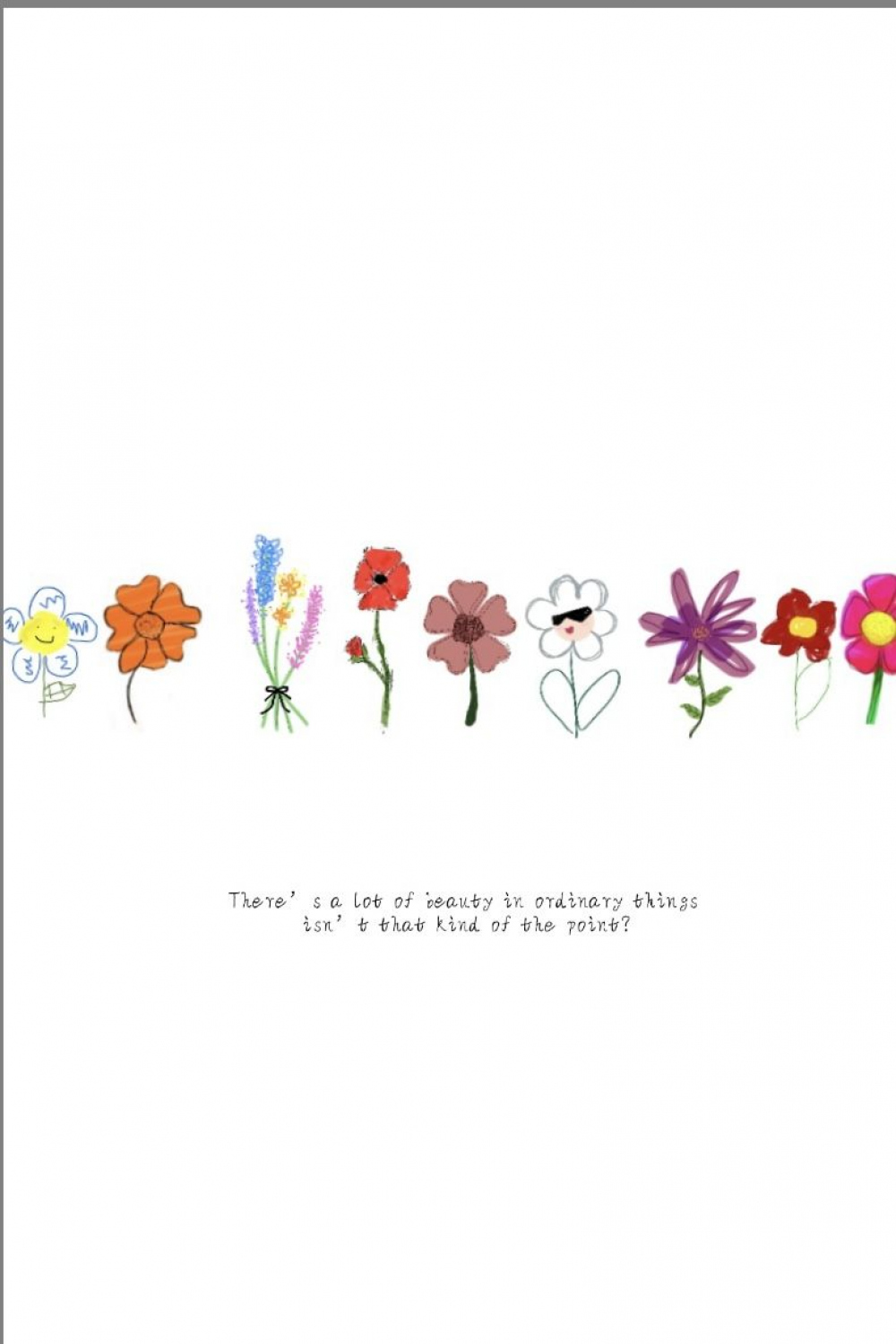 Friends Home Screen  Flower drawing, Flower quotes, Drawings of