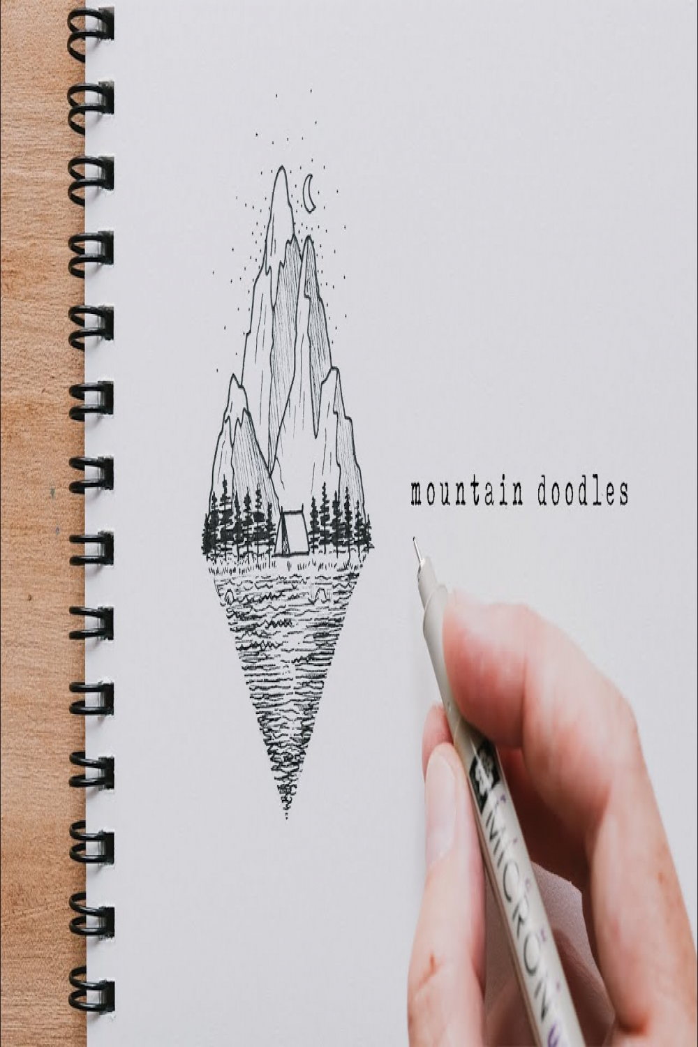 How To Draw Mountains  Mountain Doodles For Beginners