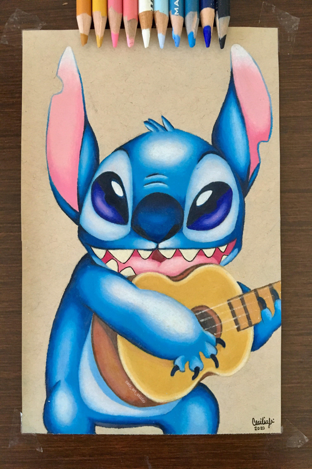 I Drew stitch with prismacolors, hope you it! : r/disney