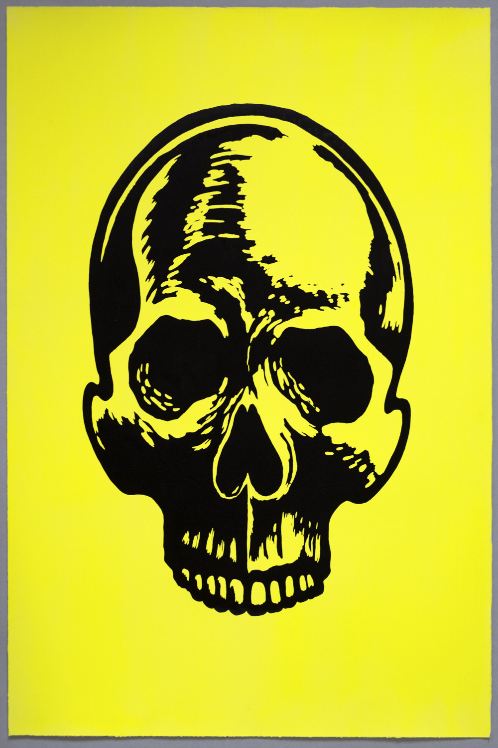 Miles Glyn, Large Skull (Yellow)