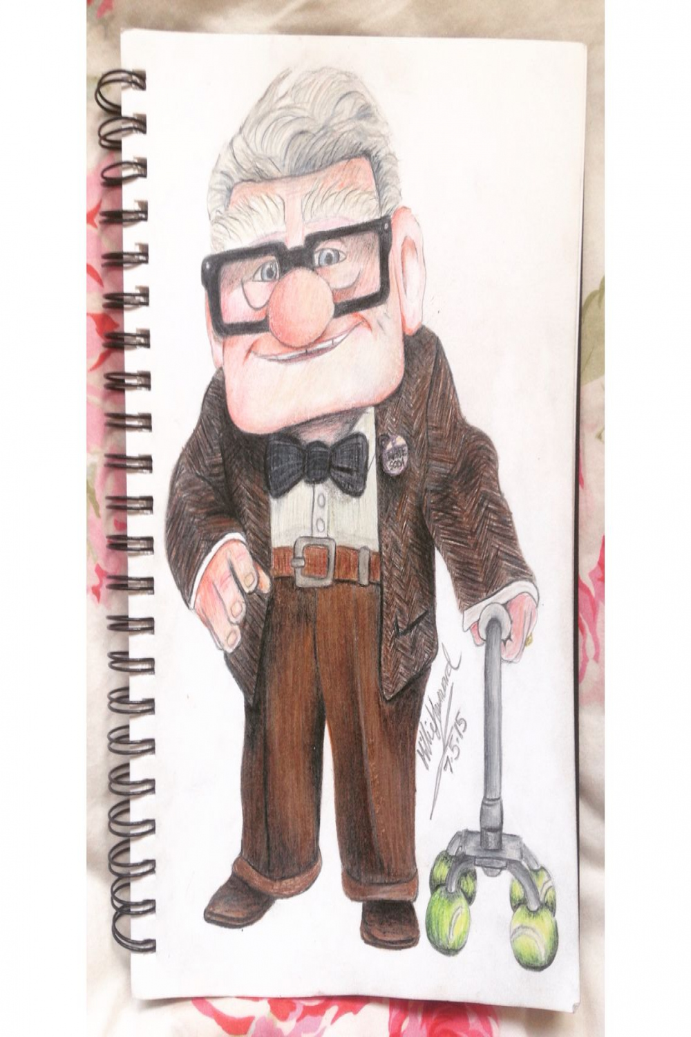 Mr Fredricksen from the Pixar animation movie 