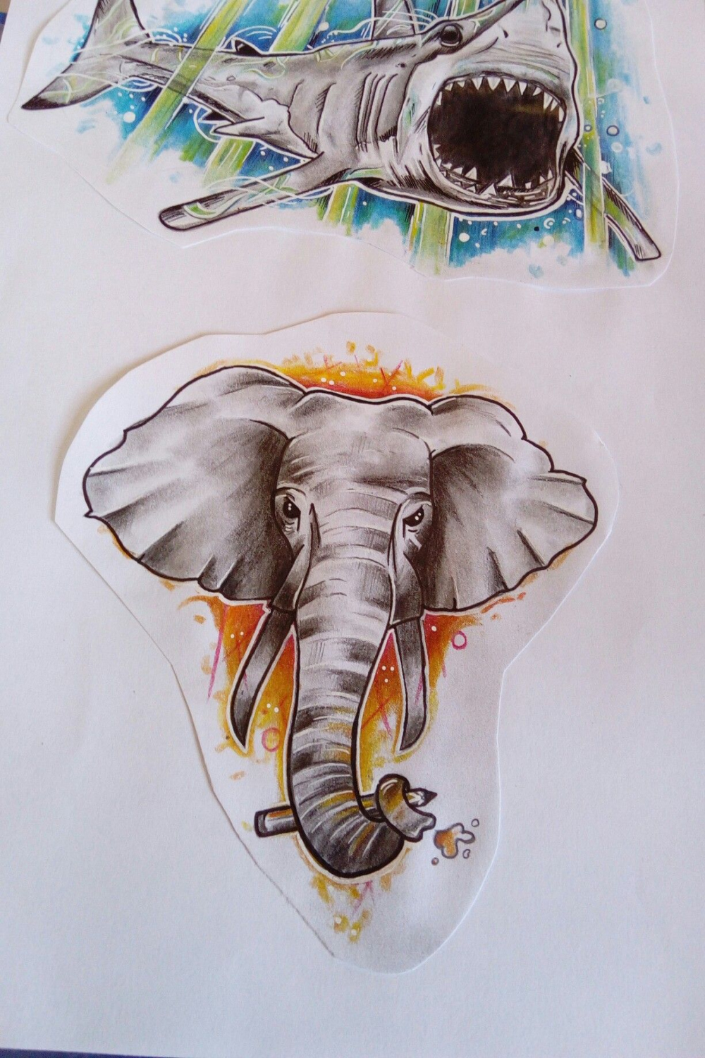 New school tattoo Elephant  New school tattoo, Elephant tattoos