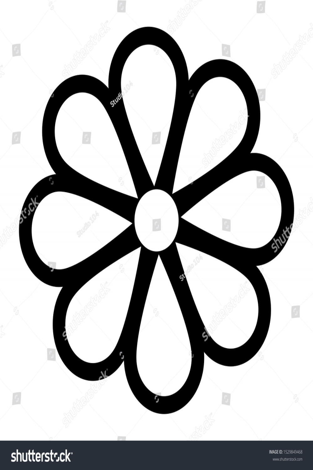 ,  Petal Flower Silhouette Images, Stock Photos, D objects