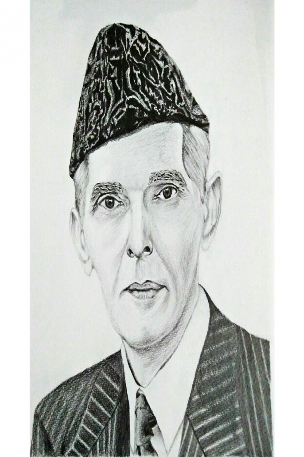 Portrait of Our National Hero and a true Leader - Quaid-e-Azam