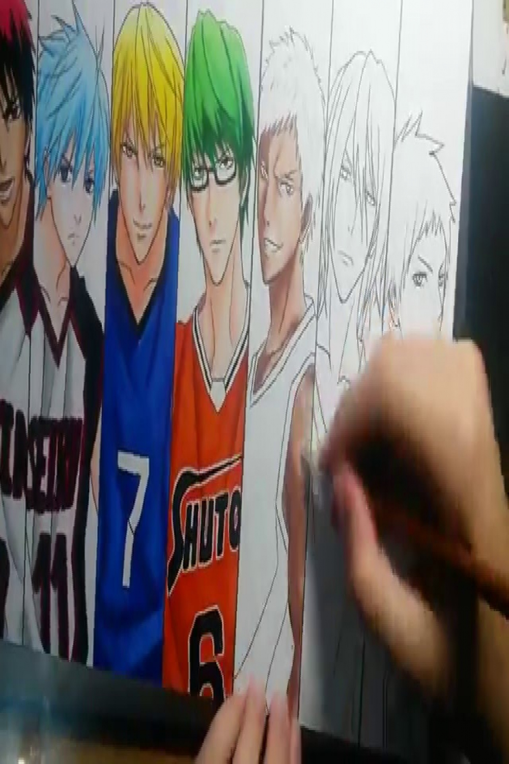 Speed Drawing - Kiseki no Sedai (Kuroko no Basket)