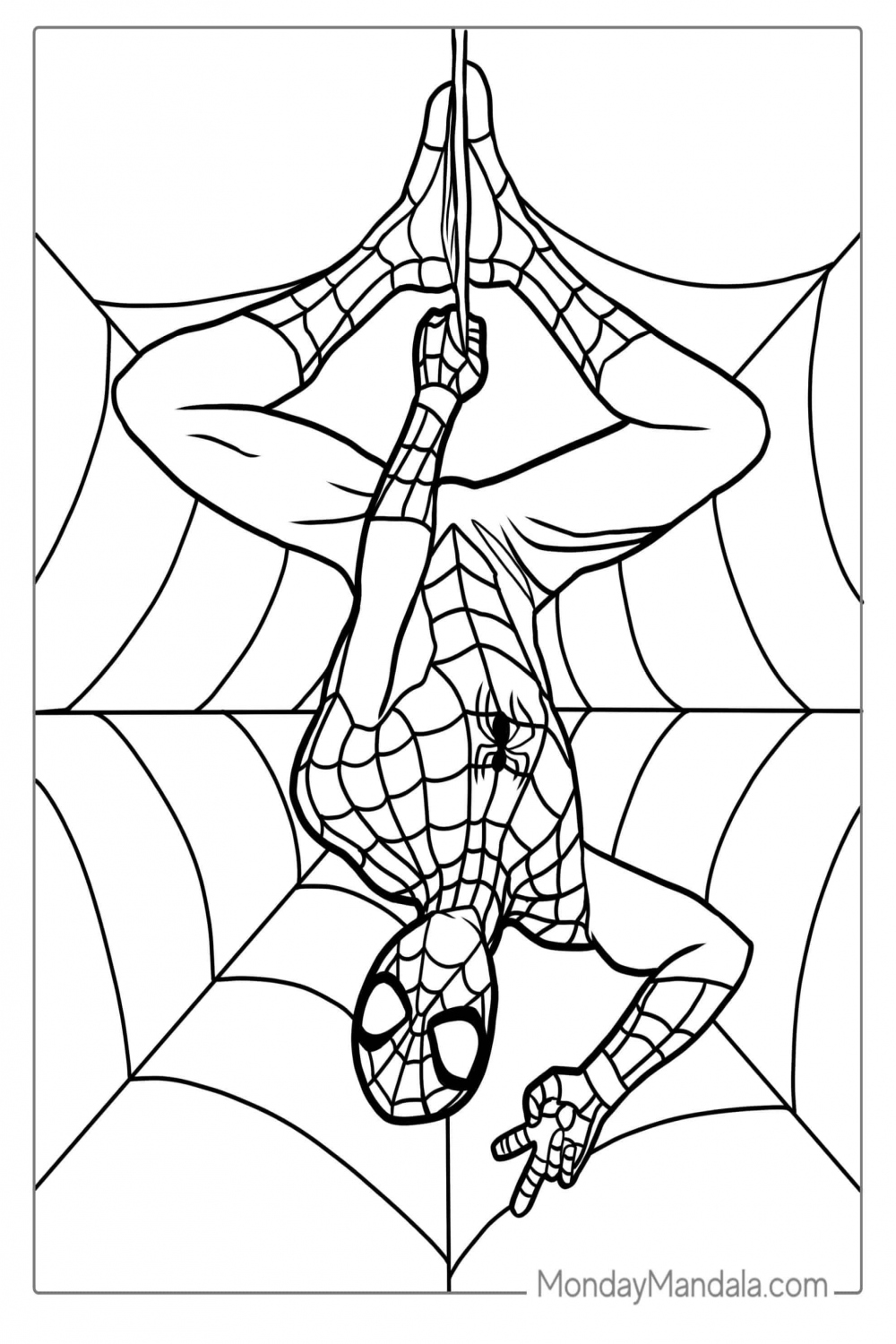 Spider-Man Coloring Pages (Free PDF Printables) in