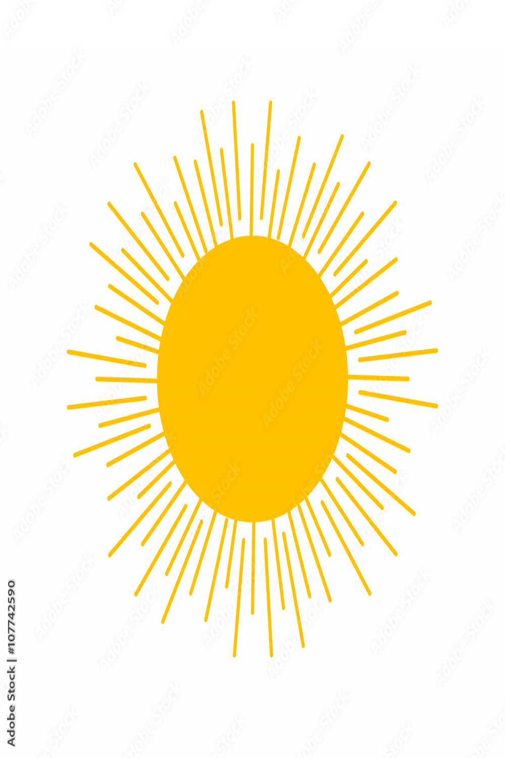 Sun drawing vector Stock-Vektorgrafik  Adobe Stock