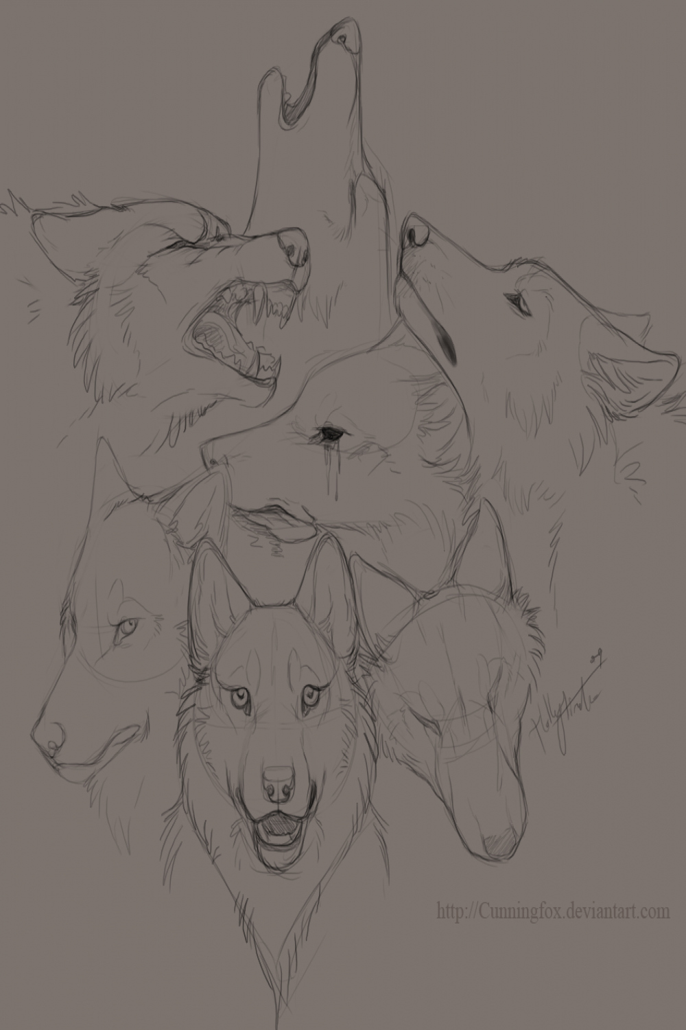 Vent wolf heads by Bear-hybrid on DeviantArt