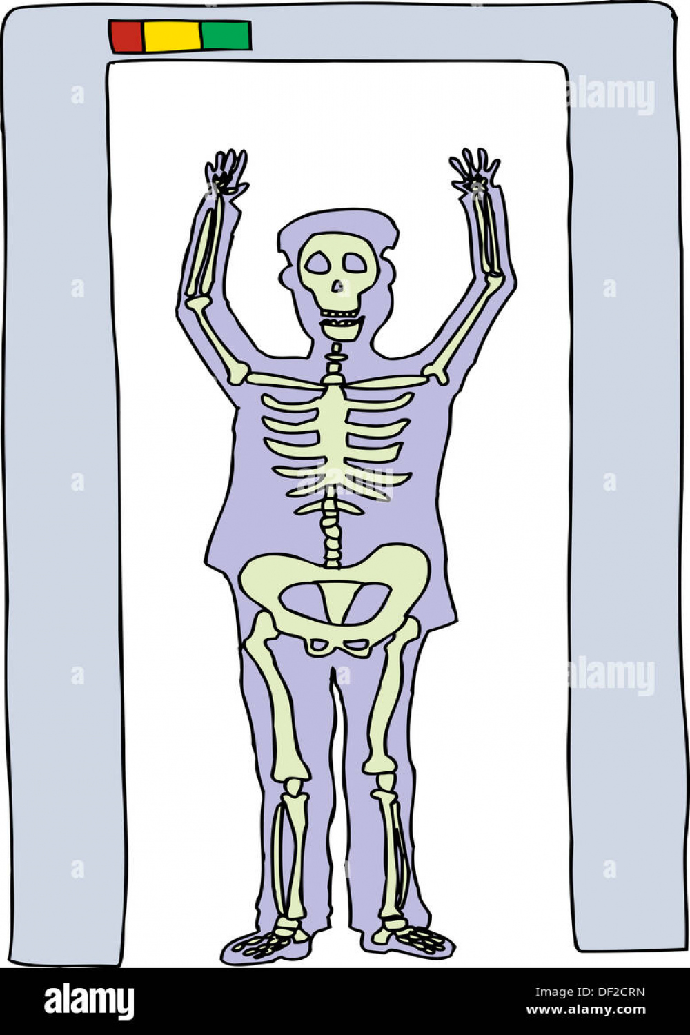 X ray cartoon hi-res stock photography and images - Alamy