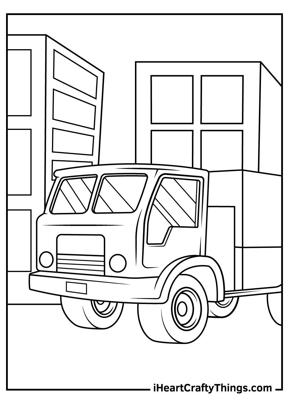 60 Printable Bin Lorry Colouring Pages 10