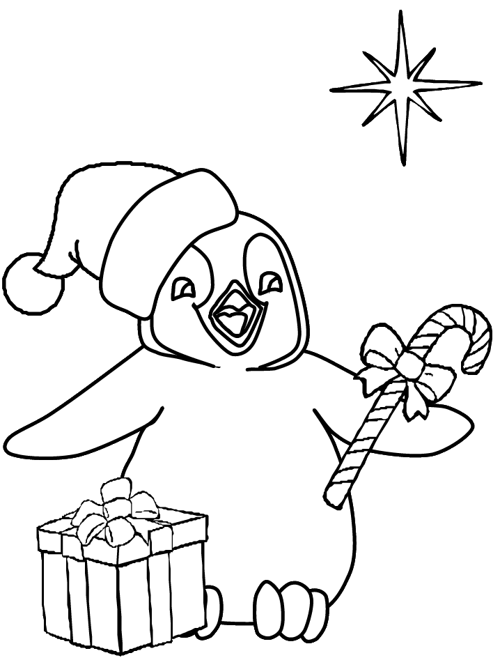 60 Printable Christmas Animal Coloring Pages 23