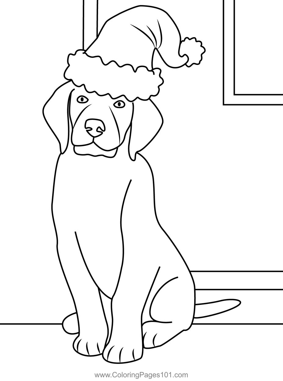 60 Printable Christmas Animal Coloring Pages 24