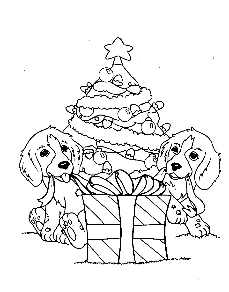 60 Printable Christmas Animal Coloring Pages 33