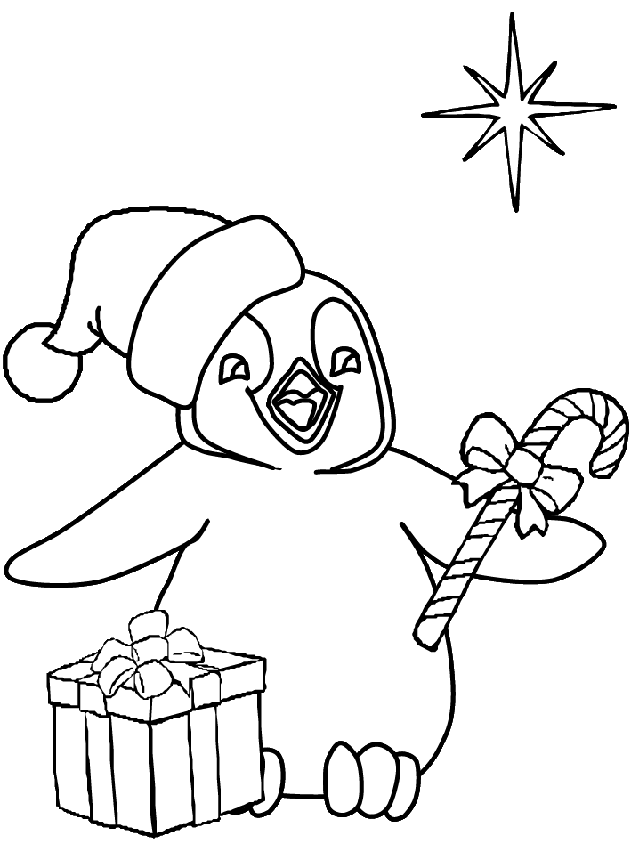 60 Printable Christmas Animal Coloring Pages 48