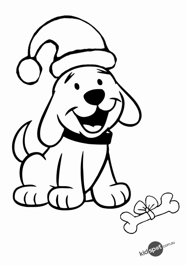 60 Printable Christmas Animal Coloring Pages 5