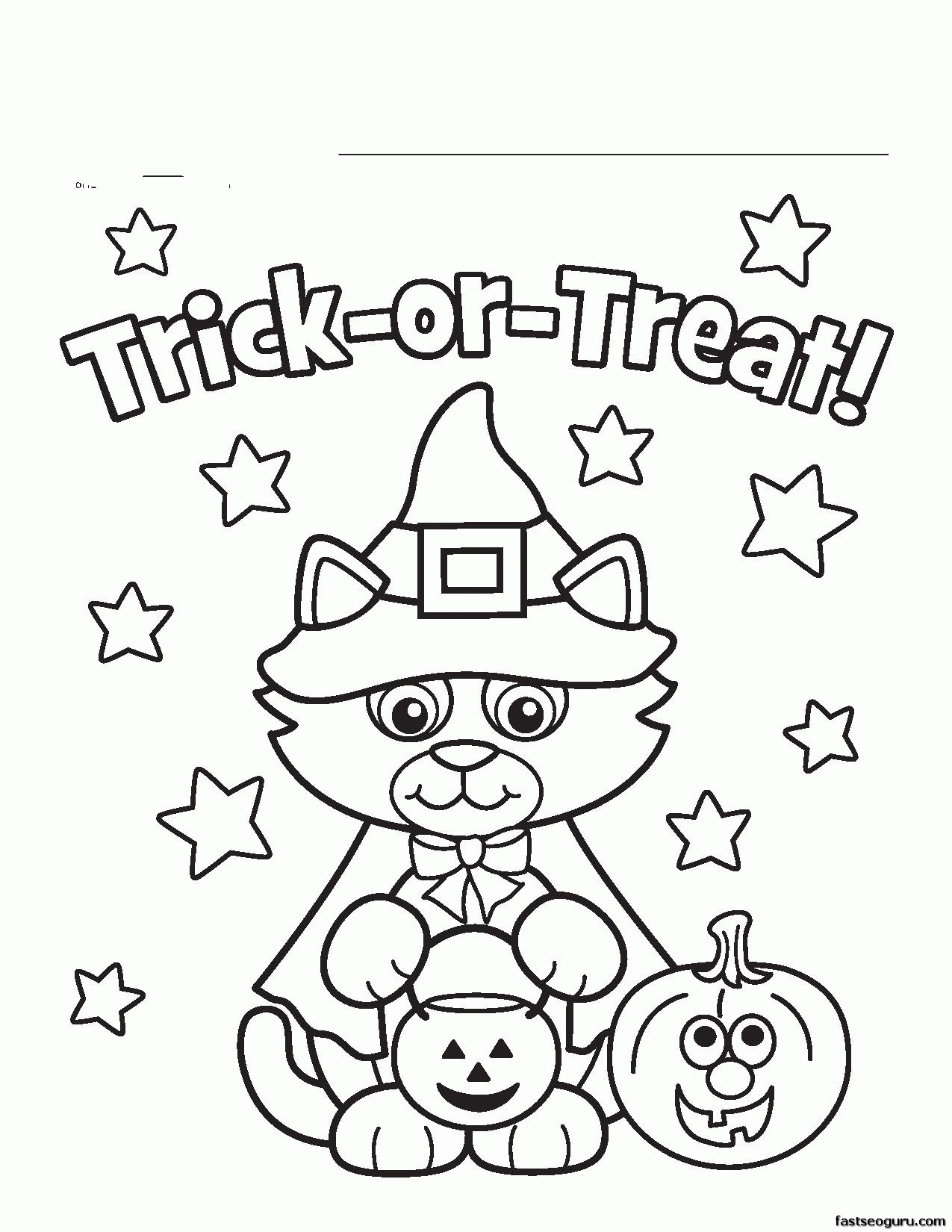 60 Printable Halloween Coloring Pages To Print 11