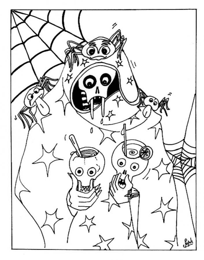 60 Printable Halloween Coloring Pages To Print 18