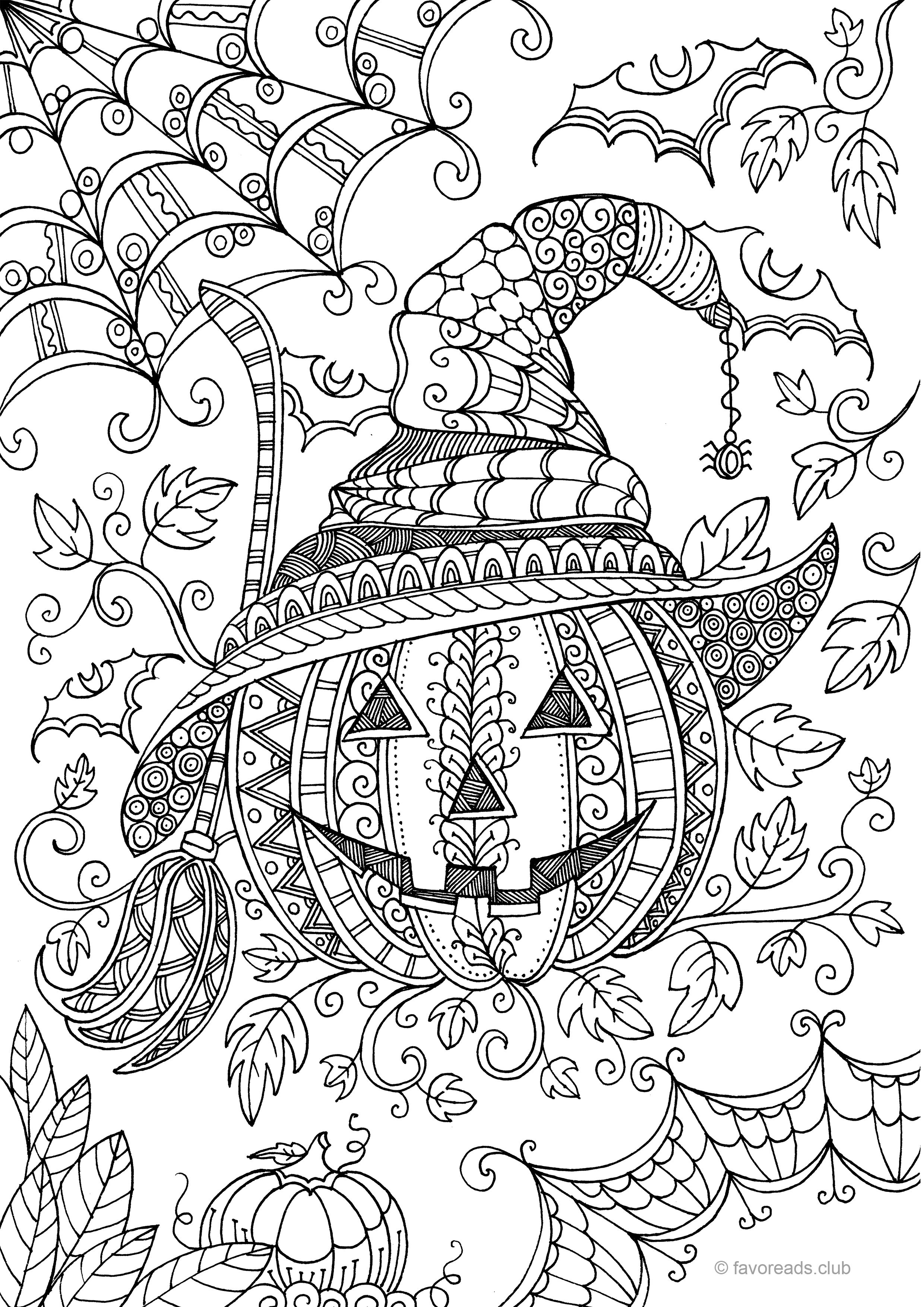 60 Printable Halloween Coloring Pages To Print 19