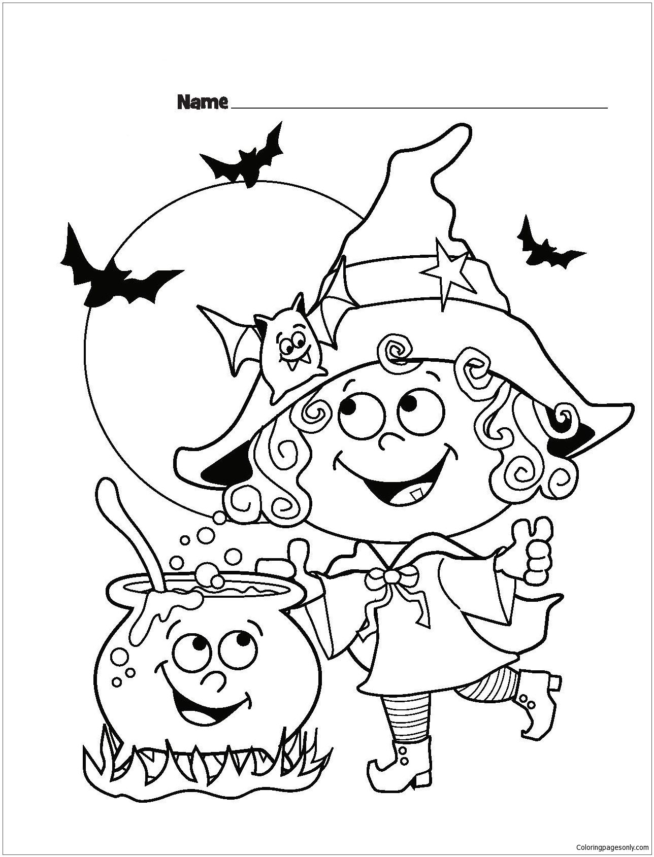 60 Printable Halloween Coloring Pages To Print 20