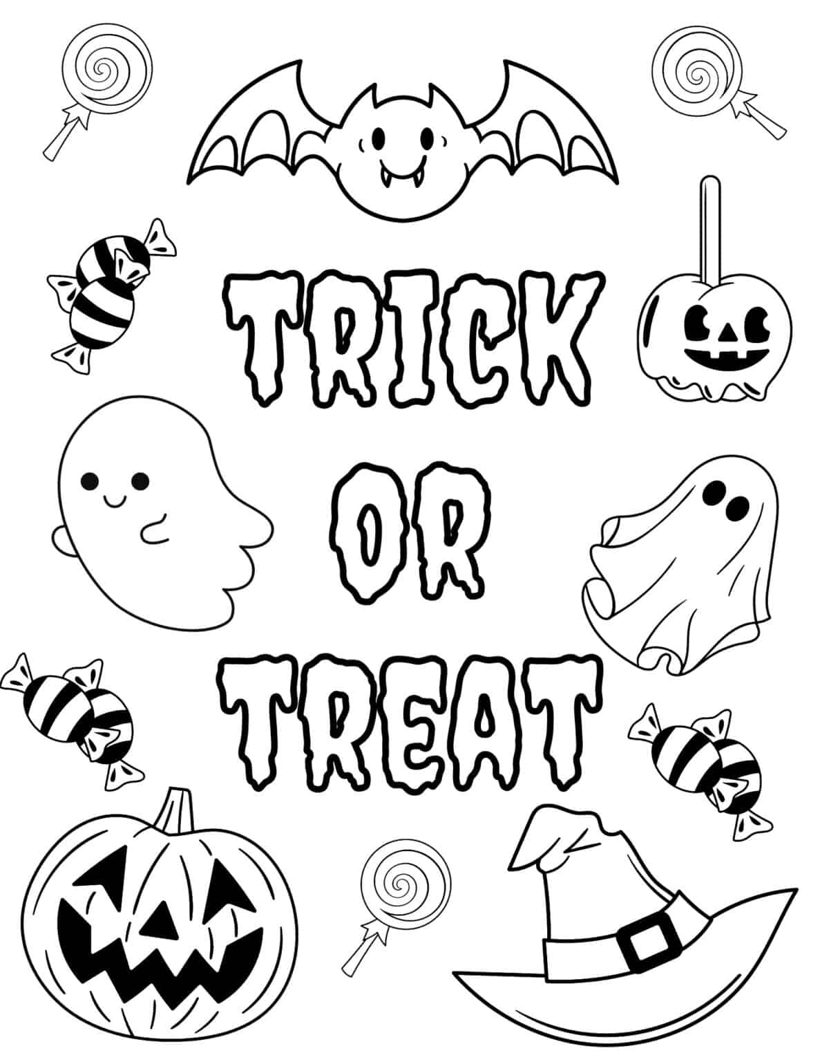 60 Printable Halloween Coloring Pages To Print 3