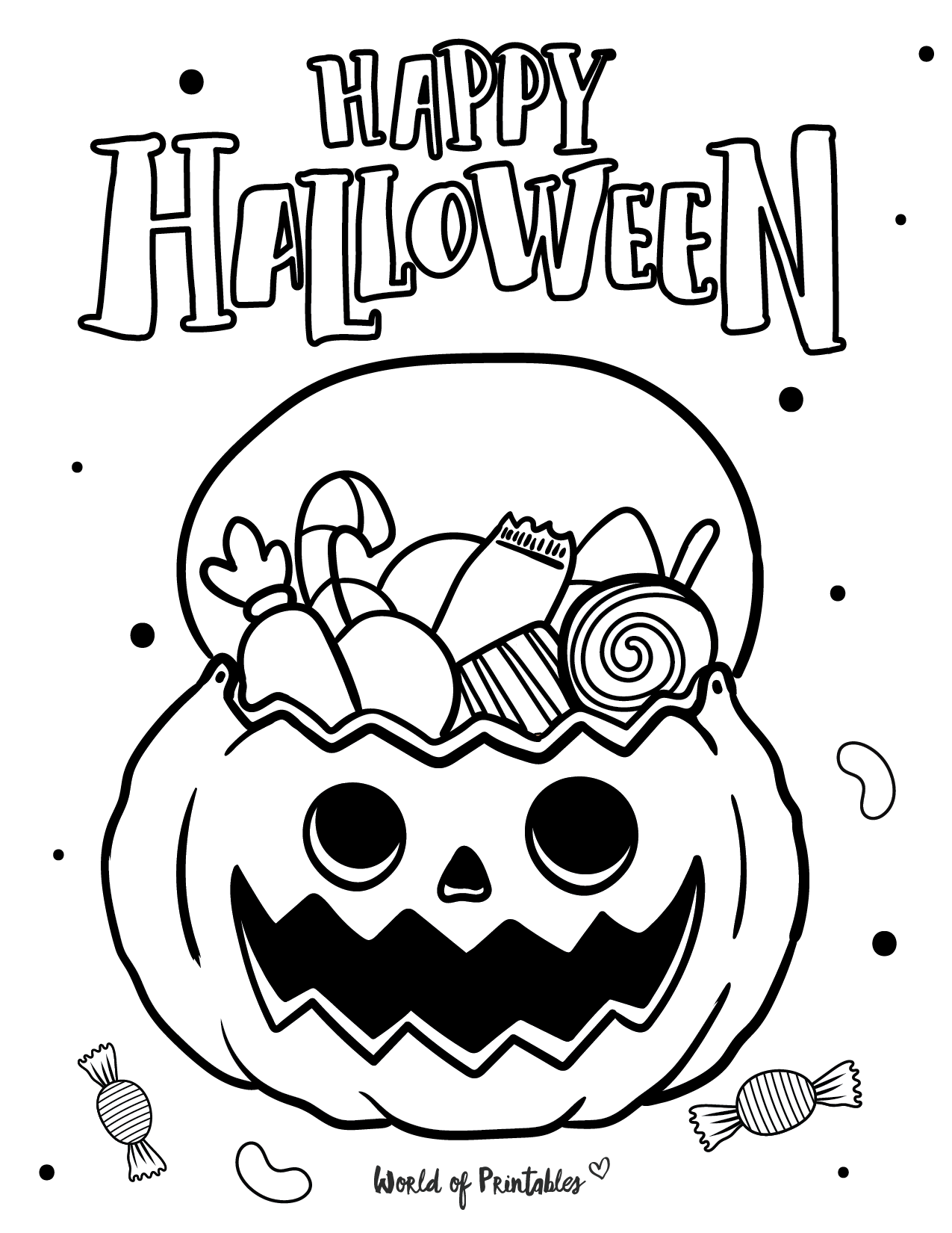 60 Printable Halloween Coloring Pages To Print 37