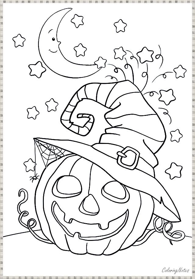 60 Printable Halloween Coloring Pages To Print 38