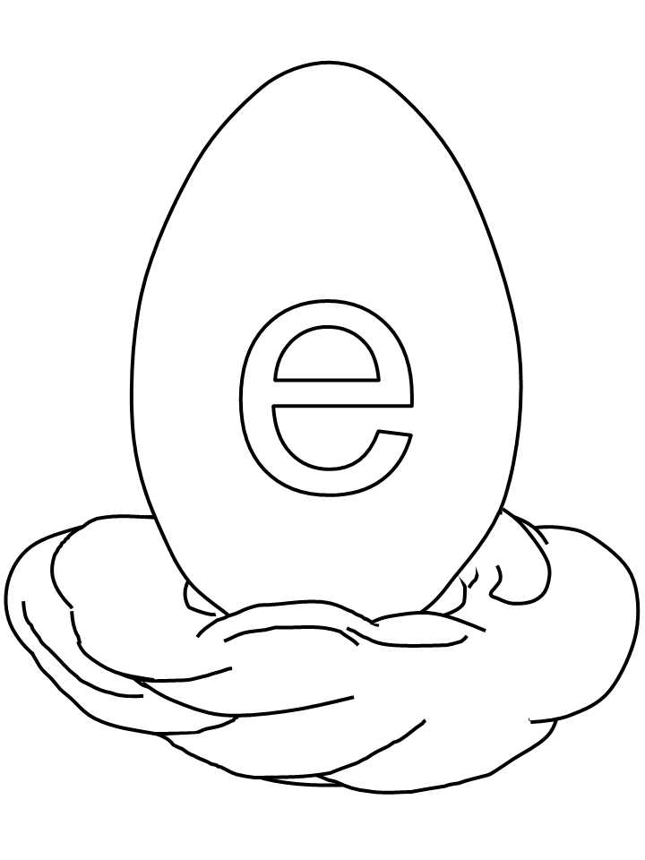 60 Printable Letter E Colouring Pages 45