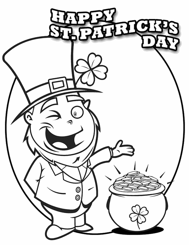 60 Printable St Patty Day Coloring Pages 10