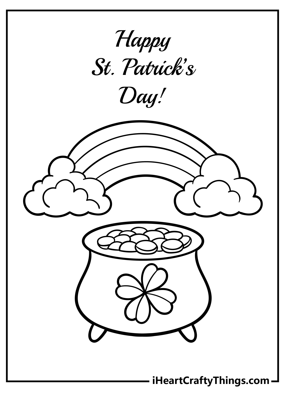 60 Printable St Patty Day Coloring Pages 21