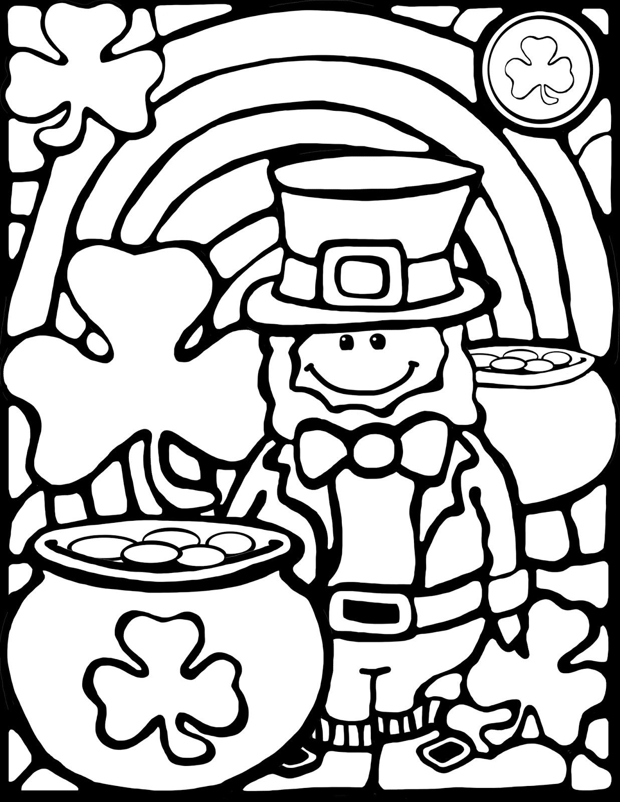 60 Printable St Patty Day Coloring Pages 31