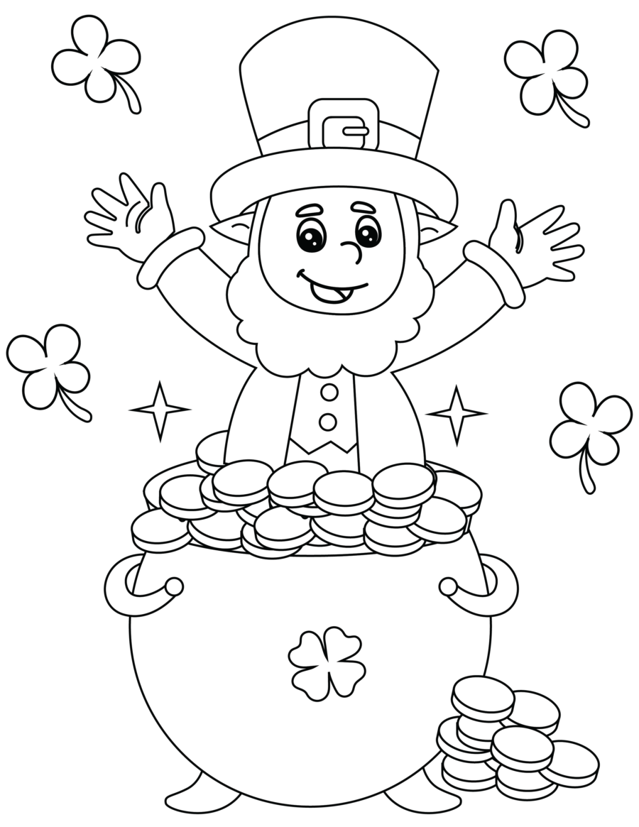 60 Printable St Patty Day Coloring Pages 48