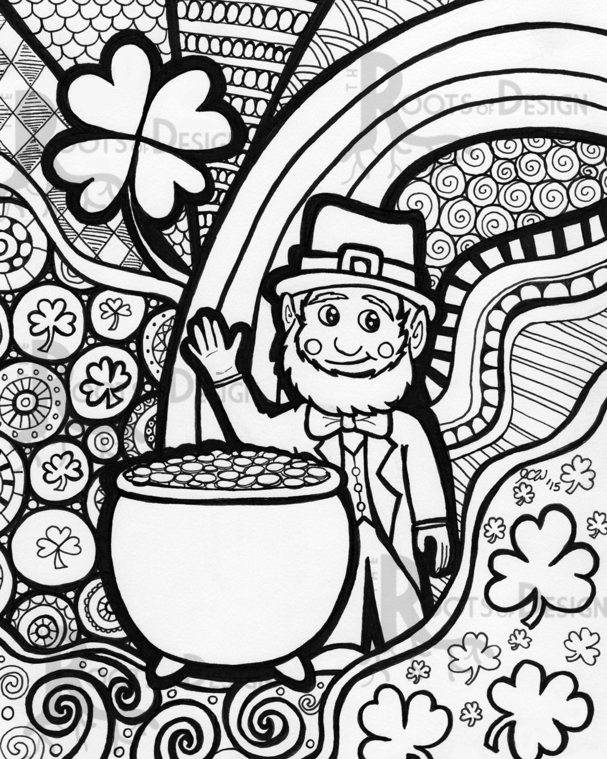 60 Printable St Patty Day Coloring Pages 50