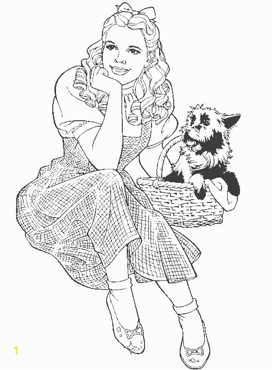 60 Printable Wizard Of Oz Coloring Sheets 22