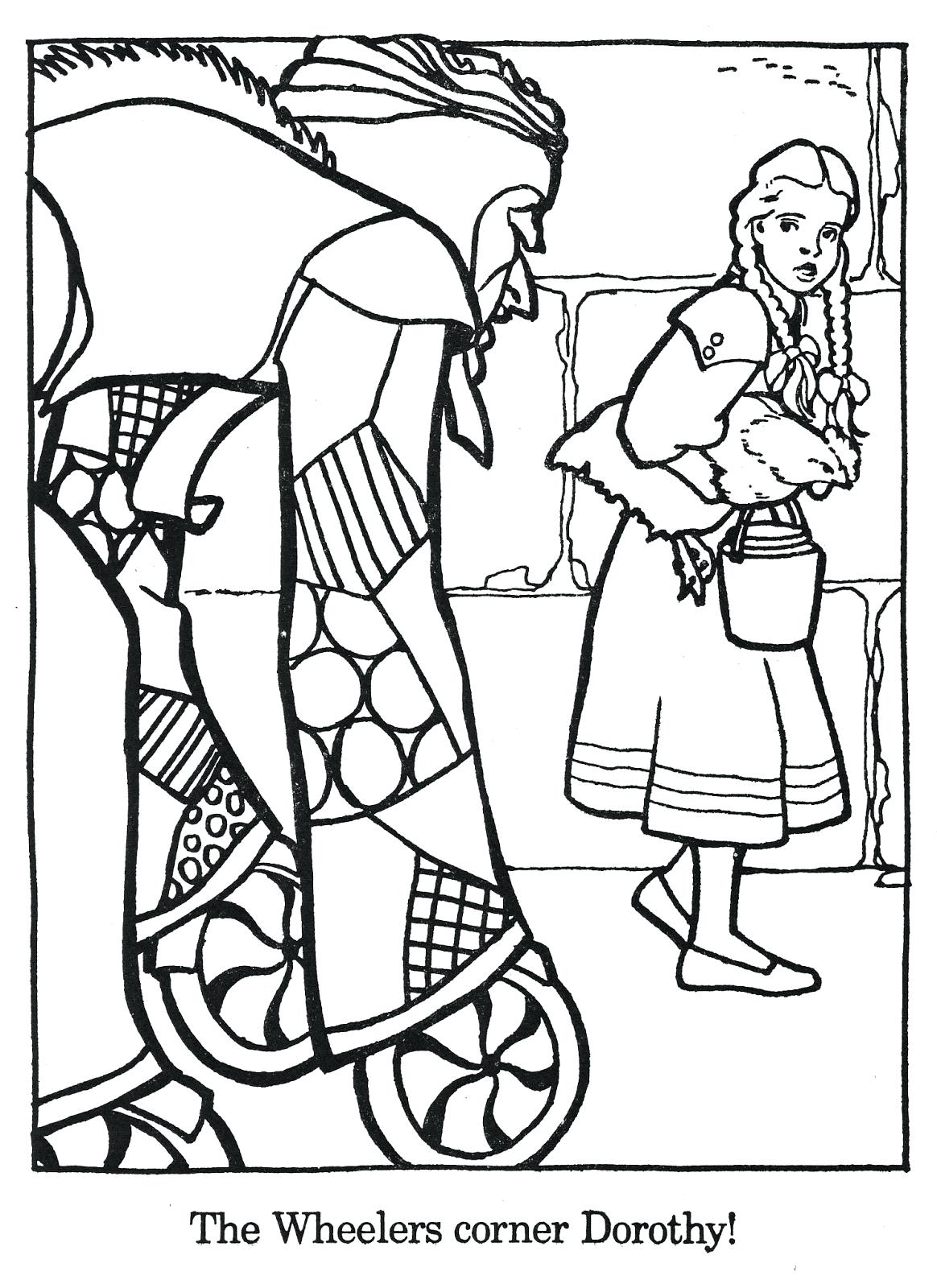 60 Printable Wizard Of Oz Coloring Sheets 31