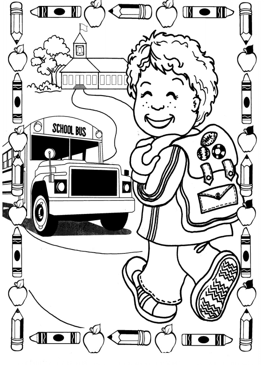 35 Printable Back To School Coloring 17