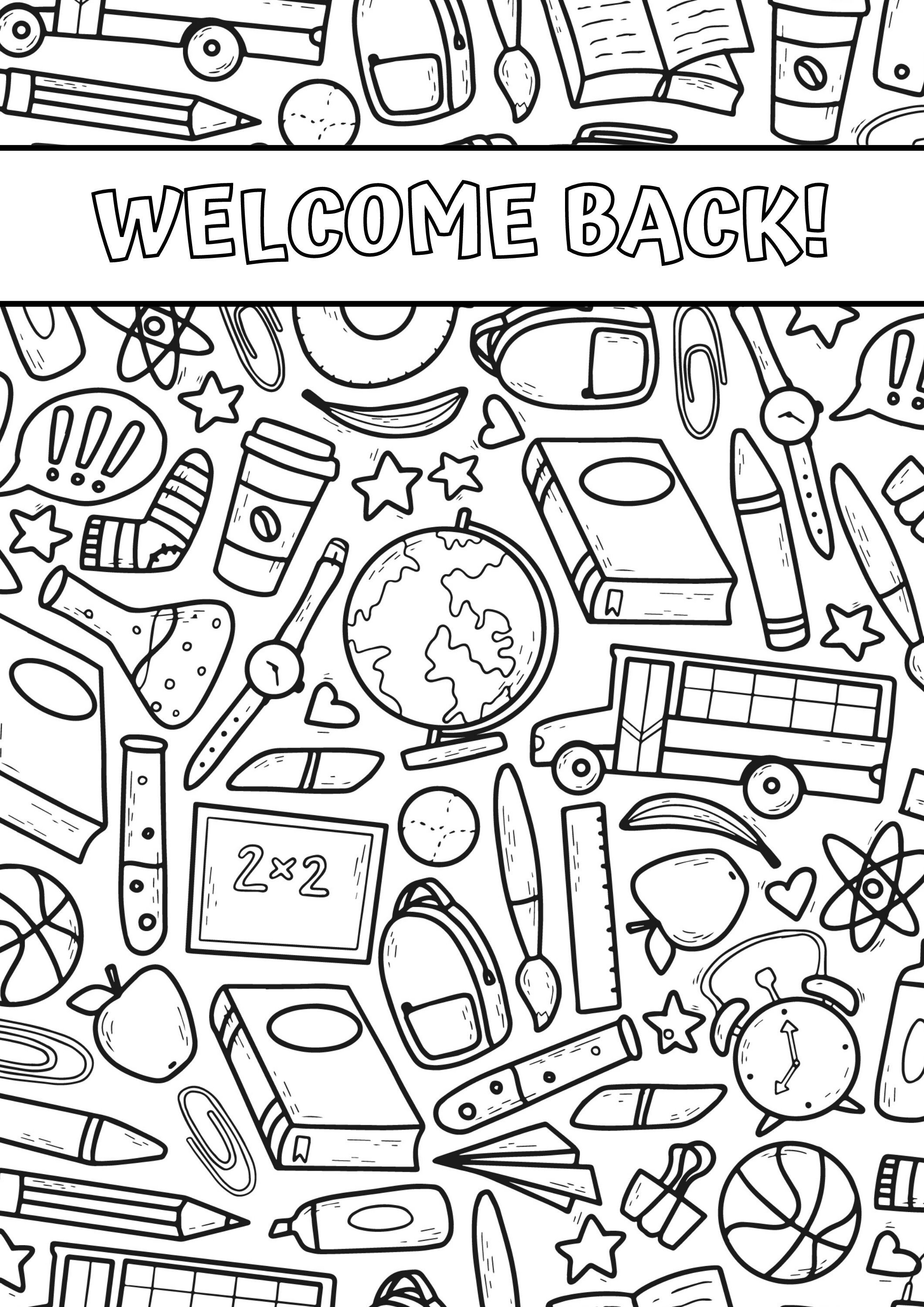 35 Printable Back To School Coloring 25