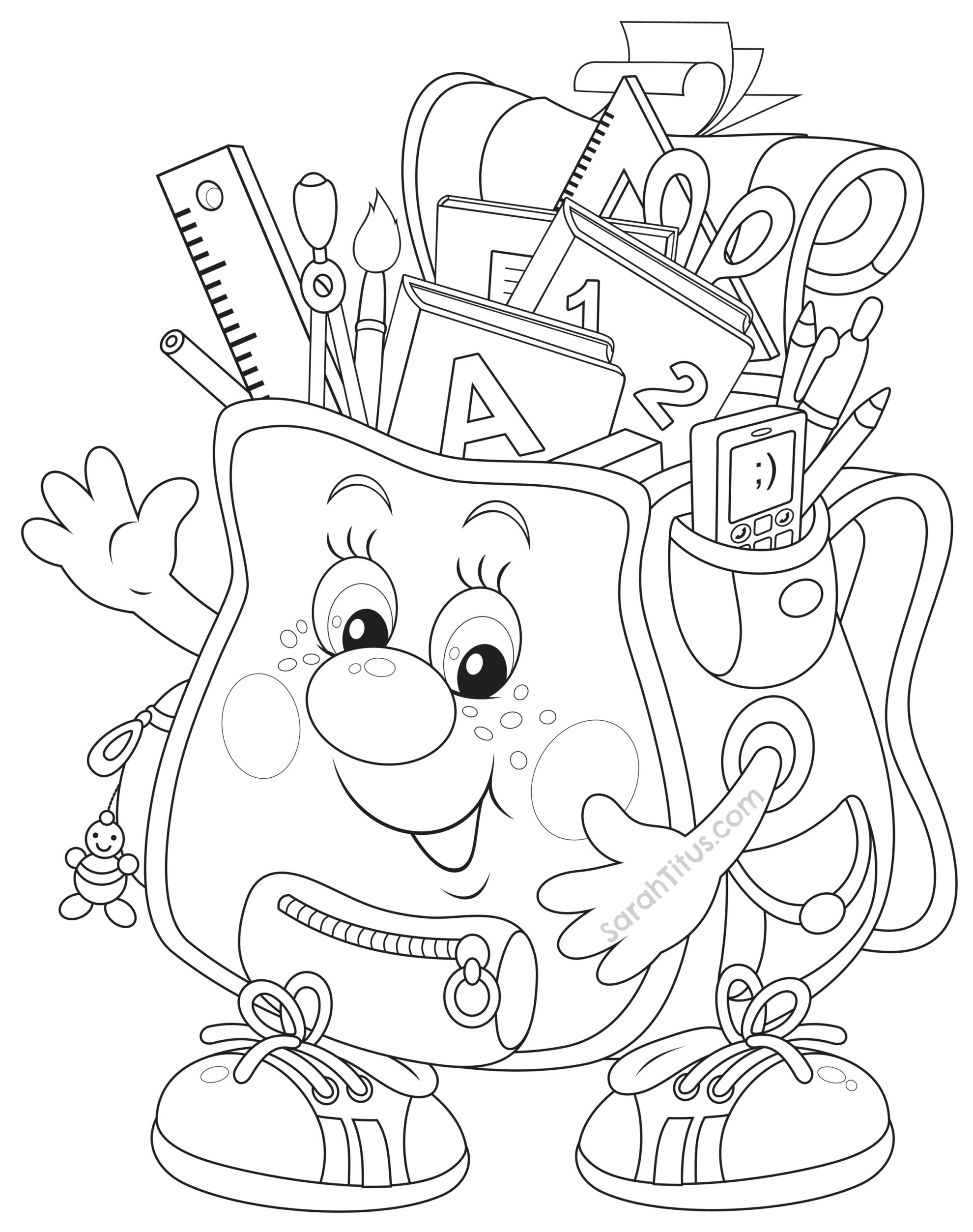 35 Printable Back To School Coloring 9