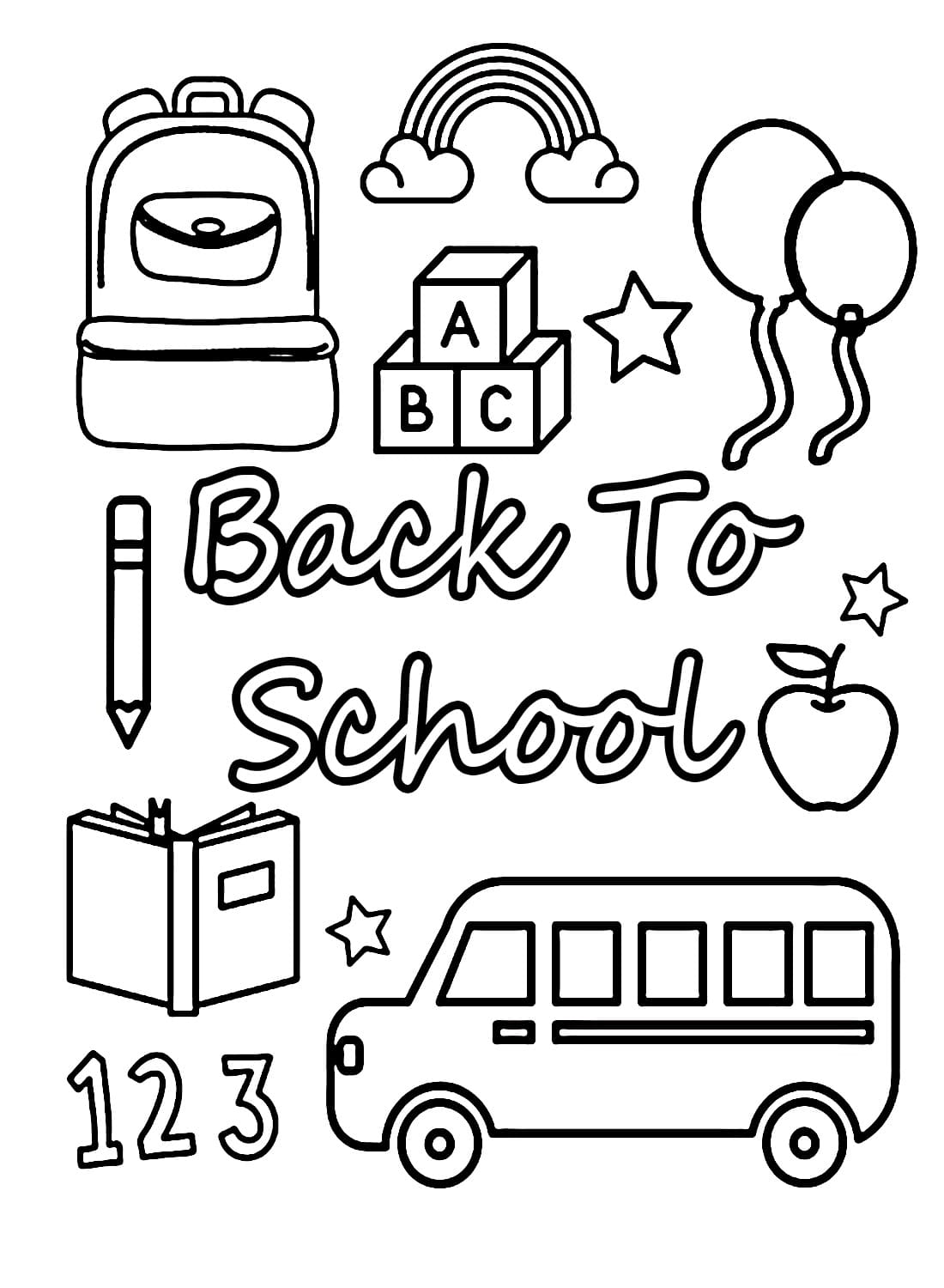 Save 60 Back To School Coloring Pages Free Ideas 16