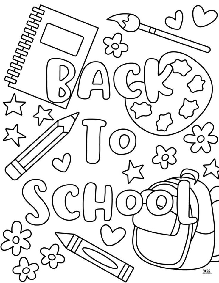 Save 60 Back To School Coloring Pages Free Ideas 17