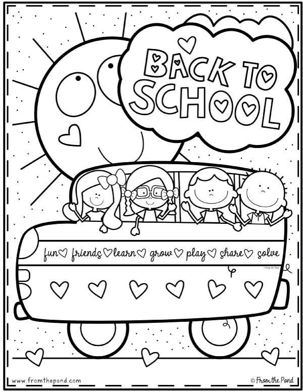 Save 60 Back To School Coloring Pages Free Ideas 35