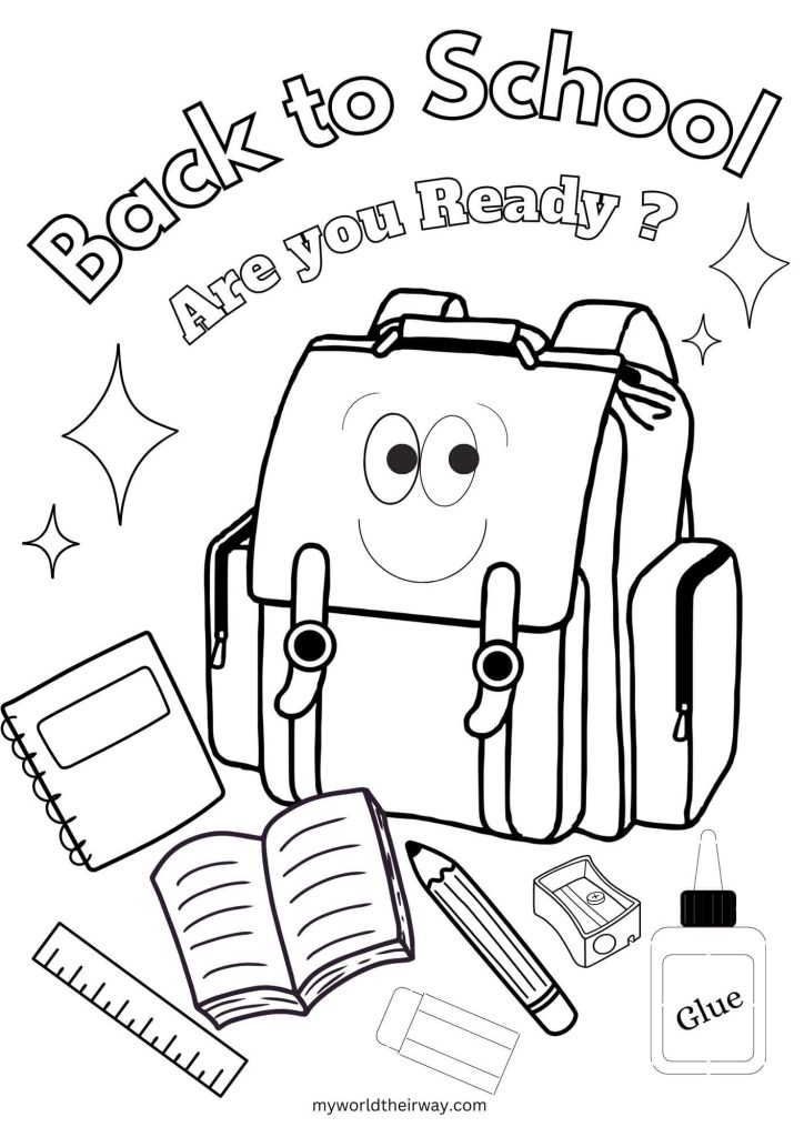 Save 60 Back To School Coloring Pages Free Ideas 36