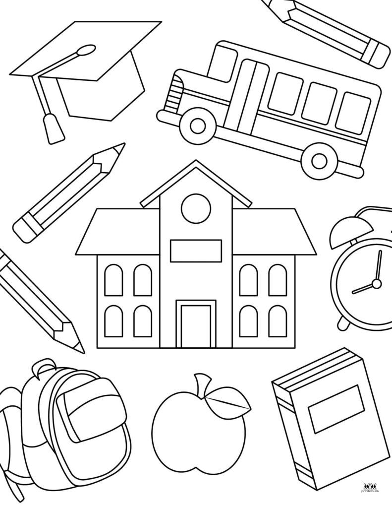 Save 60 Back To School Coloring Pages Free Ideas 47