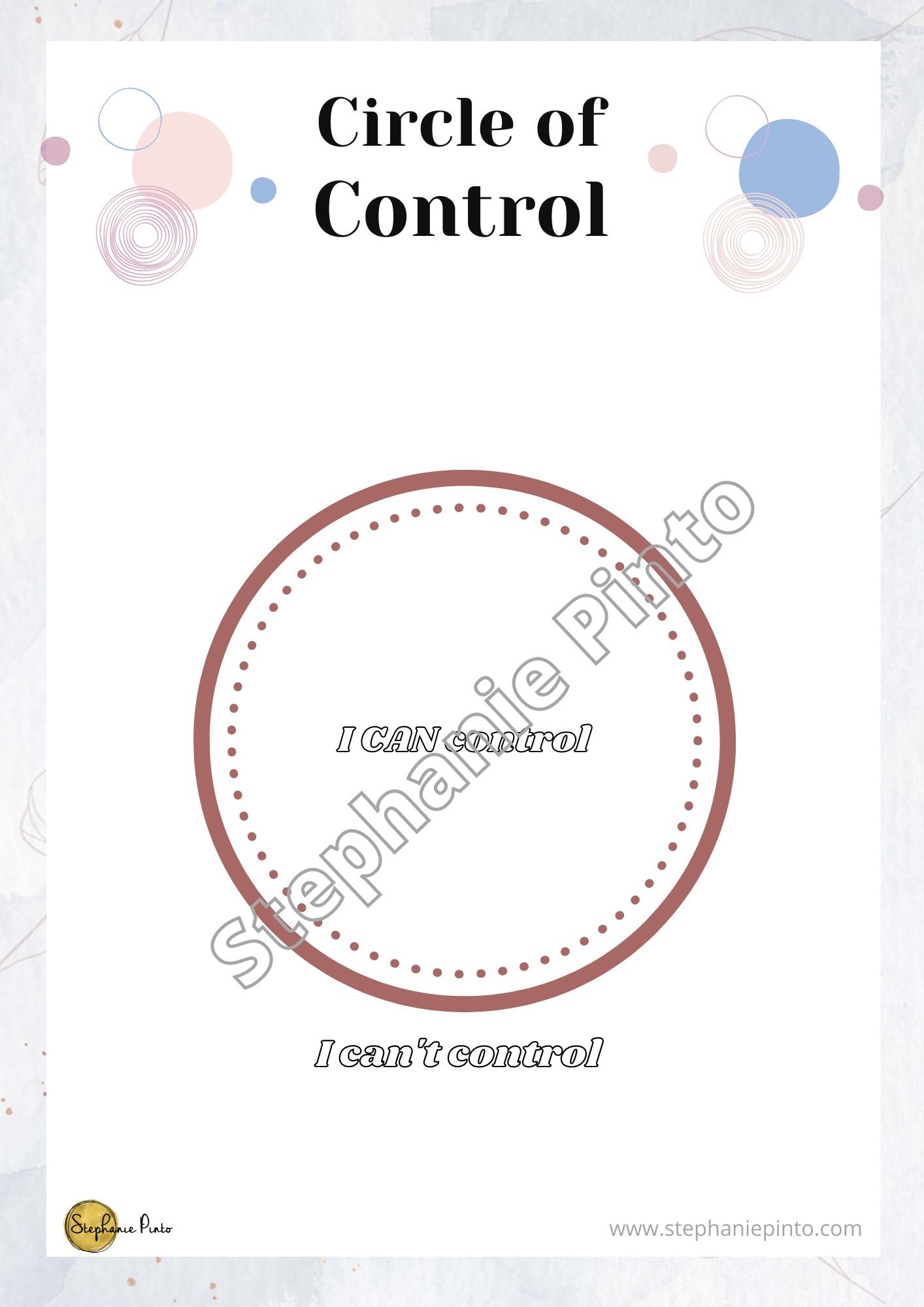 Save 60 Circle Of Control Worksheets Ideas 42