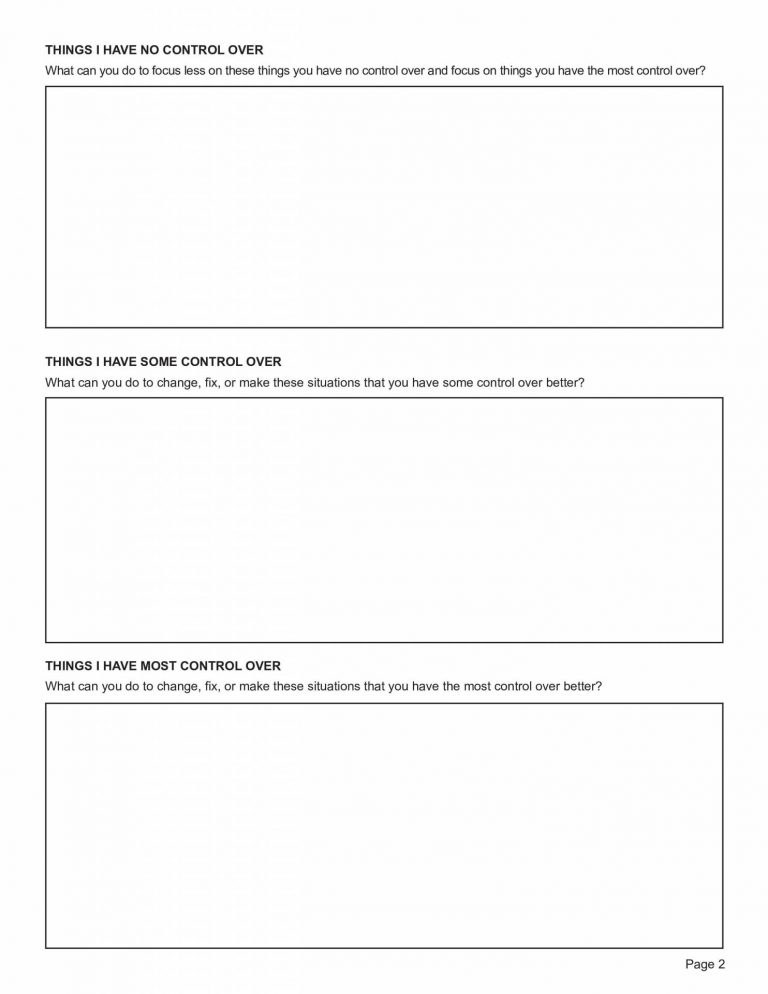 Save 60 Circle Of Control Worksheets Ideas 56