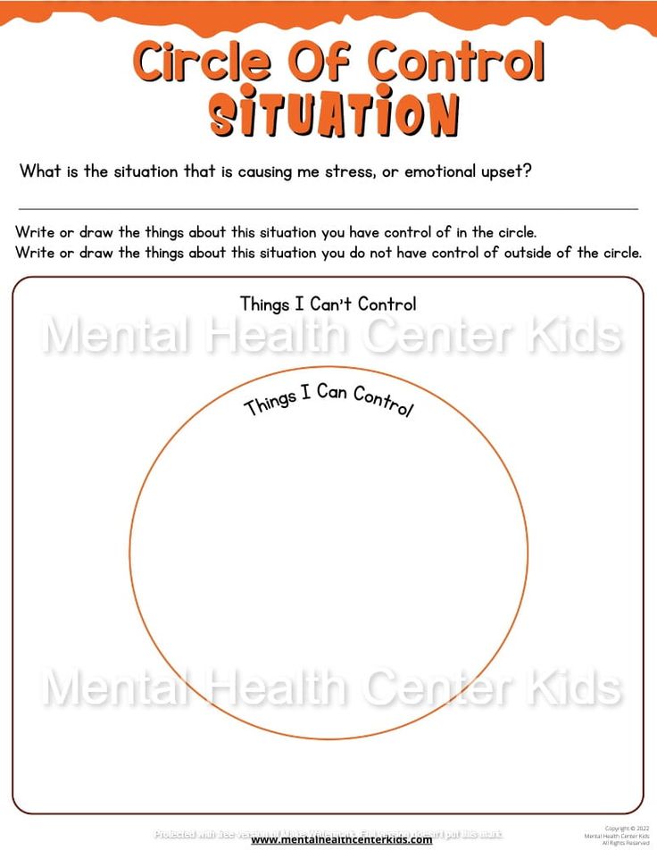 Save 60 Circle Of Control Worksheets Ideas 7