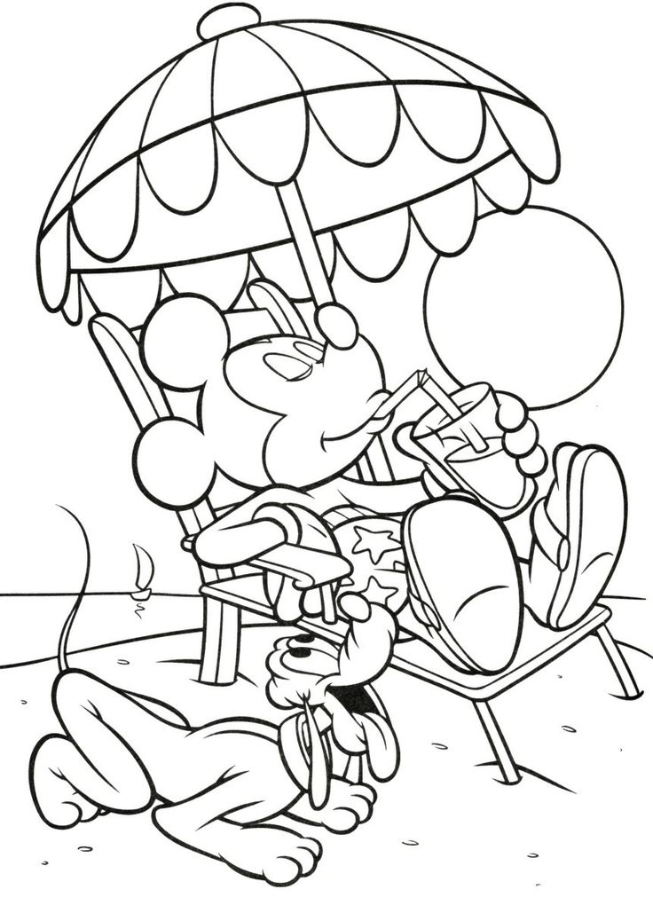 Save 60 Disney Summer Coloring Pages For Kids Ideas 23