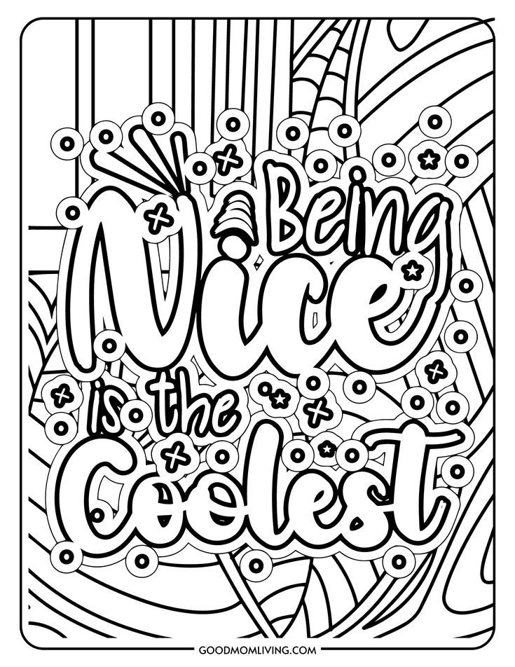 20 Aesthetic Coloring Pages Simple Indie